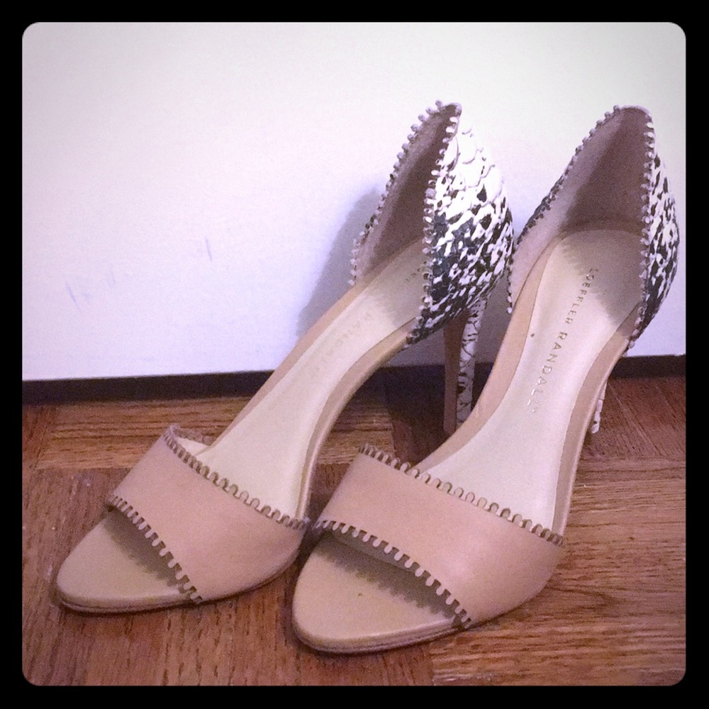 Loeffler Randall New peep toe heels